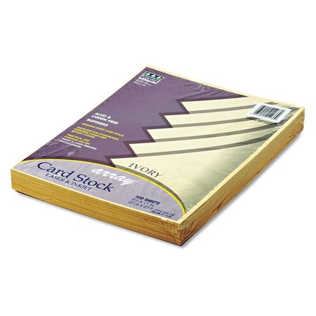 Array Card Stock,65 Lb.,lttr,ivory,pk100