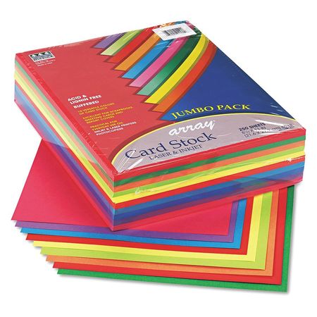 Array Card Stock,65lb.,lttr,assrtd,pk250