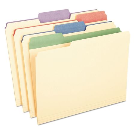 Colortabfilefolders,1/3cut,3/4"exp,pk50