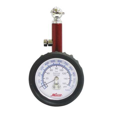 Single Head Chuck Dial Gage,0-160 Psi (1