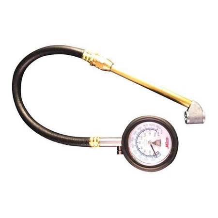 Dual Head Chuck Dial Tire Gage,0-160psi