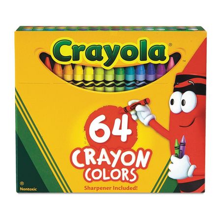 Crayon,classic Color,assorted,pk64 (1 Un