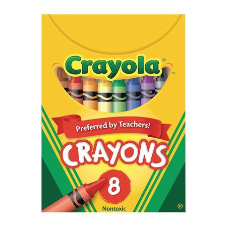 Crayola Tuck Box Crayon,assorted,pk8 (1