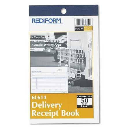 Delivery Receipt Book,50 Sets (1 Units I