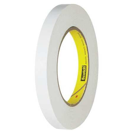 Flatback Tape,1/2x60 Yd.,white,pk72 (1 U