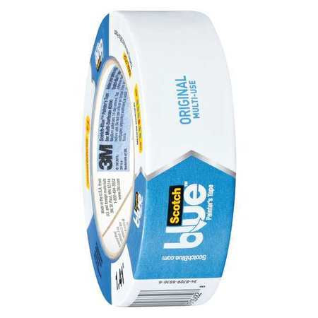 Masking Tape,1 1/2x60 Yd.,blue,pk24 (1 U