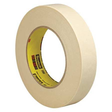 Masking Tape,1x60 Yd.,natural,pk6 (1 Uni