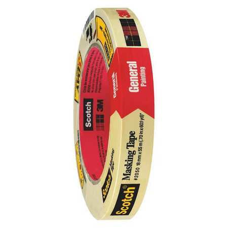 Masking Tape,3/4x60 Yd.,natural,pk48 (1