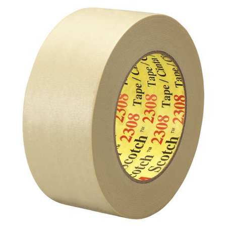 Masking Tape,2x60 Yd.,natural,pk24 (1 Un