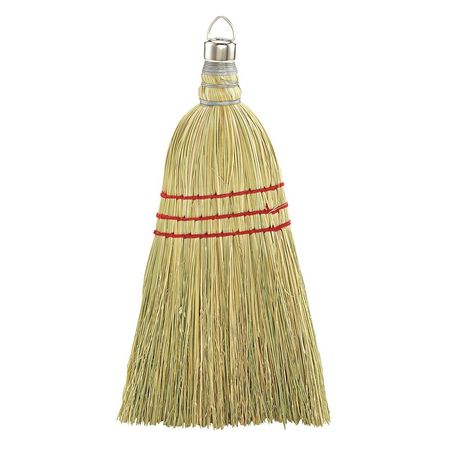 Whisk Broom,corn Fiber Bristles,10",pk12