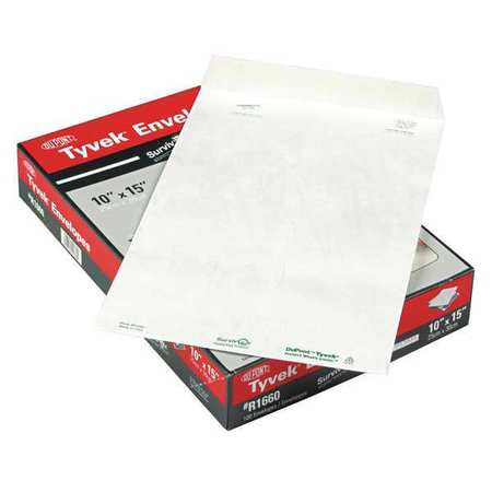 Tyvek Mailer,side Seam,10x15,pk100 (1 Un