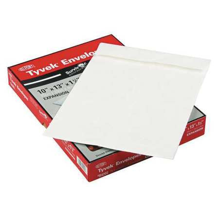 Expansion Mailer,10x13x1.5,white,pk25 (1