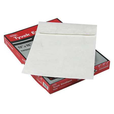 Expansion Mailer,12x16x2,white,pk25 (1 U