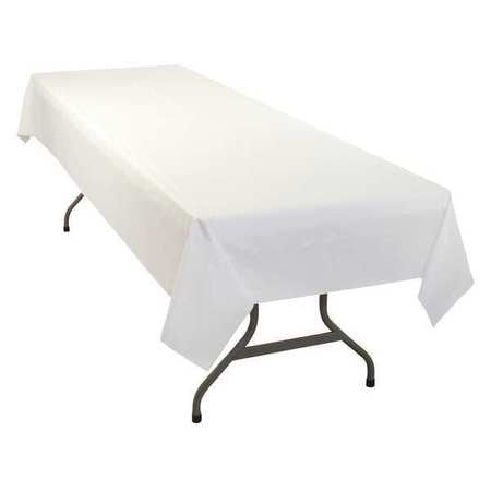 Rectangular Table Cover,54x108,wht,pk24