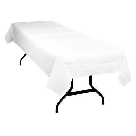 Poly Tissue Table Cover,54x108,white,pk6