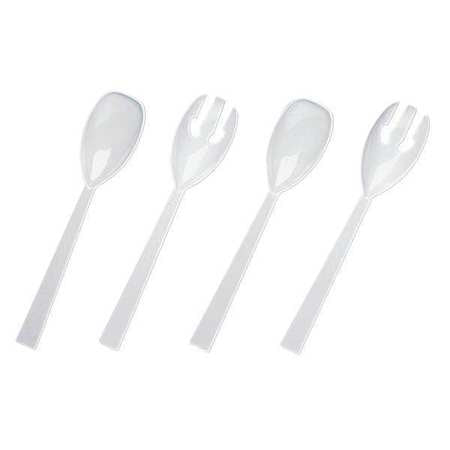 Plastic Serving Forks And Spoons,pk48 (1