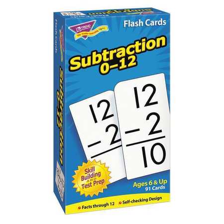 Skill Drill Flash Cards,subtraction,pk91