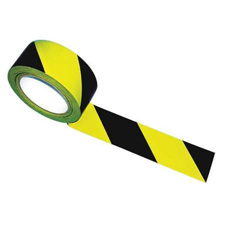 Hazard Marking Aisletape,2wx108 Ft. Roll