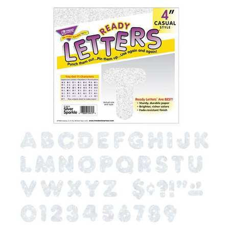 Ready Letter Set,silver Sparkle (1 Units