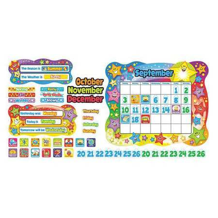 Star Calendar Bulletin Board Set,pk165 (