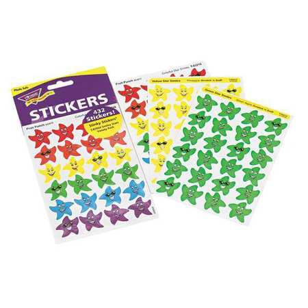 Stinky Stickers Pack,smiley Stars,pk432