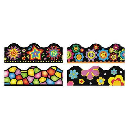 Trimmers Border,bright On Black,pk48 (1