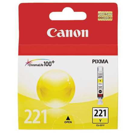 Ink Cartridge,cli-221,yellow (1 Units In