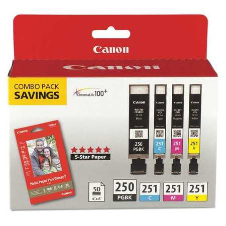 Ink Cartridge,pgi-250 Black ,combo,pk4 (