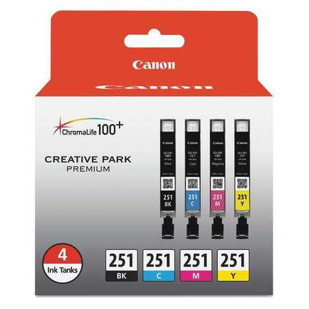 Ink Cartridge,cli-25,black/cy/mg,yw,pk4