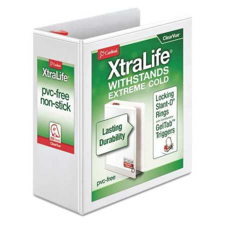 Binder,xtralife,cv,d-ring,4",white (1 Un