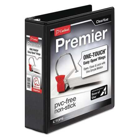 Binder,easy Open,d,clear View,2",black (