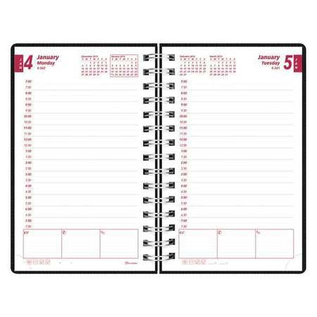 Daily Planner,duraflx,black (1 Units In