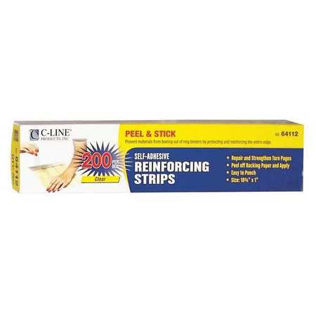 Reinforce Strips,adhesive,1x10.75,pk200