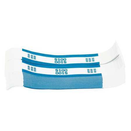 Currency Strap,100,blue,pk1000 (1 Units