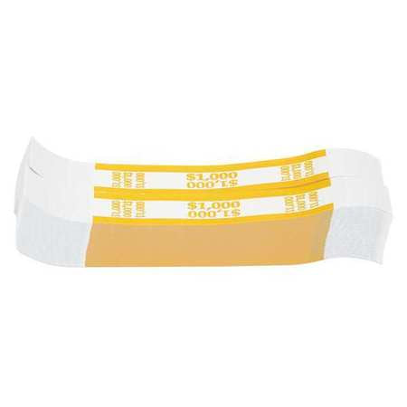 Currency Strap,1000,yellow,pk1000 (1 Uni