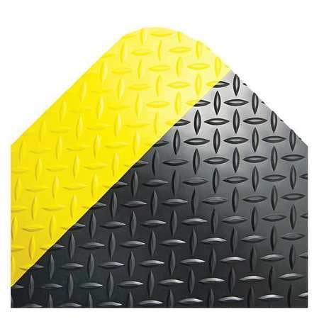 Mat,anti-fatigue,3x5,black/yellow (1 Uni