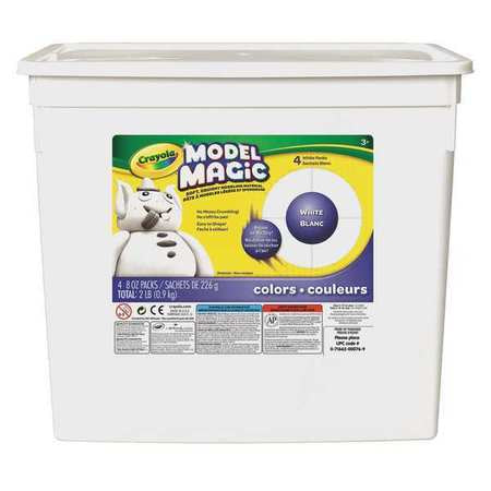 Model Magic Clay,8 Oz.,white (1 Units In