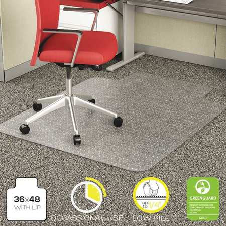 Chairmat,lip,36x48",clear (1 Units In Ea