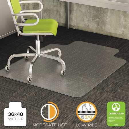 Chairmat,lip,36x48",clear (1 Units In Ea