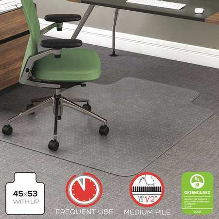 Chairmat,lip,36x48",clear (1 Units In Ea