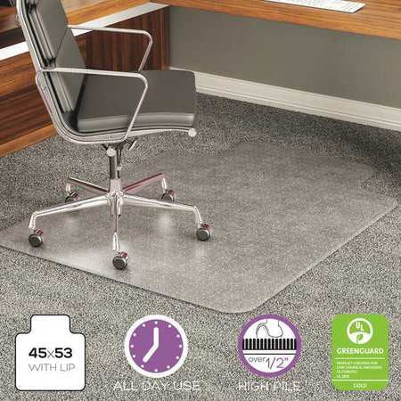 Chairmat,lip,45x53",clear (1 Units In Ea