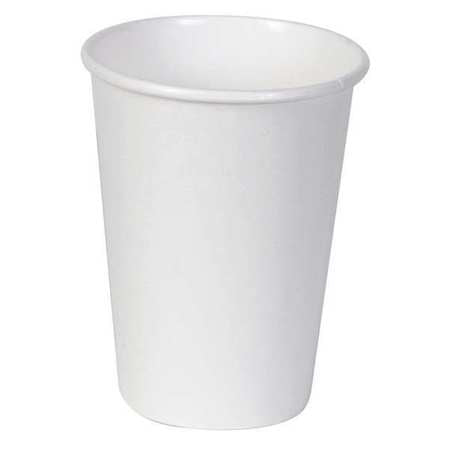 Paper Cups,hot,12 Oz.,white,pk1000 (1 Un