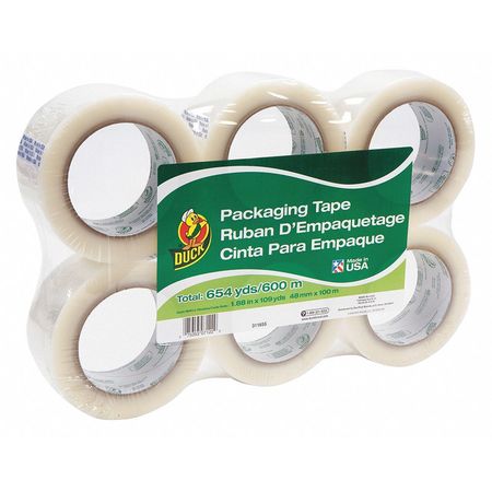 Packaging Tape,1.88" X 110 Yd.,clear,pk6