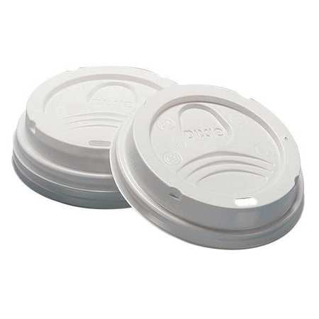 Lids For 8 Oz. Cups,hot,white,pk1000 (1