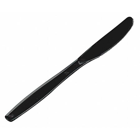 Plastic Knives,heavyweight,black,pk1000