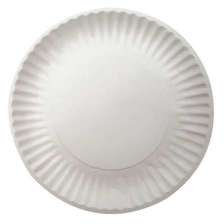 Paper Plates,9" Dia.,white,pk1000 (1 Uni