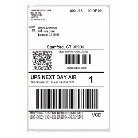 Labelwriter Shipping Labels,4x6",white (