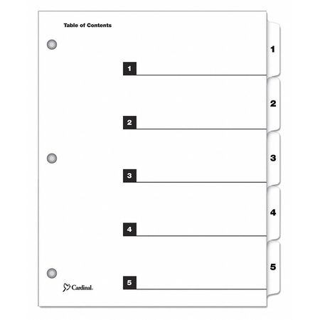 Index,binder,letter,white/st,pk5 (1 Unit