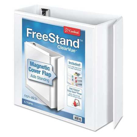 Binder,easy Open,free Stand,4",white (1