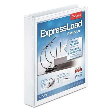 Binder,expressload,d-ring,1-1/2",white (